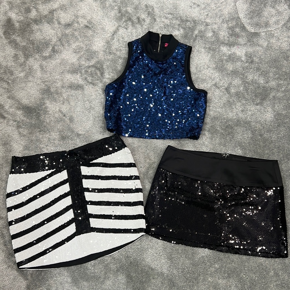 Sequins Sequins Sequins Skirts, Top - image 1